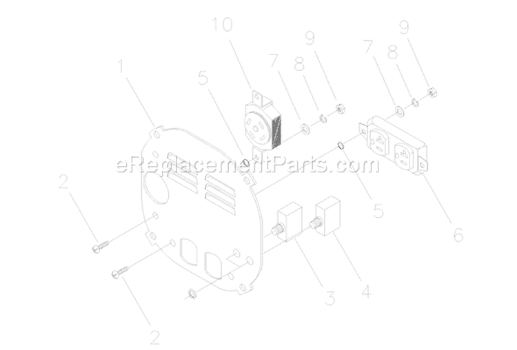 Page A Diagram and Parts List for 1576-0  Briggs and Stratton Generator